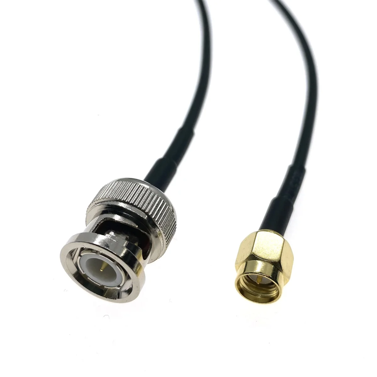 RG174 Coax Cable Q9 BNC Male To SMA Male Connector for RG-174 Extension Copper Feeder Wire for Coax Card Antenna