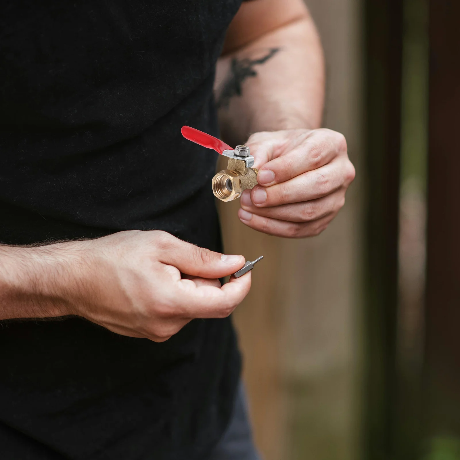 

6Pcs Copper Mini Ball Valve Npt Thread Shutoff Valve Garden Hose Pneumatic Gas Water Pipe Control Ball Valves Copper Valves