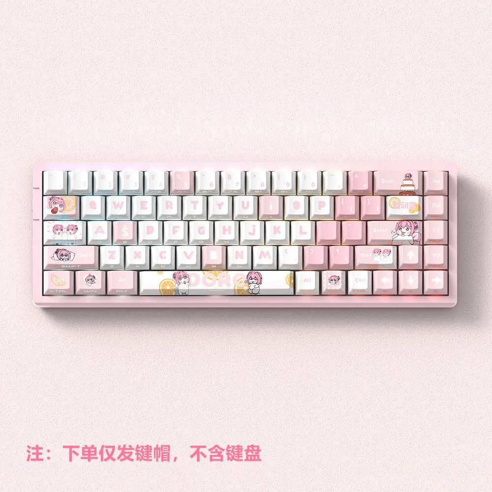 74 مفتاح دوروثي مخصص KeyCap أنيمي PBT الكرز الجانب طباعة شفافة شخصية أغطية المفاتيح ل Wooting 60 68 لوحة المفاتيح الميكانيكية