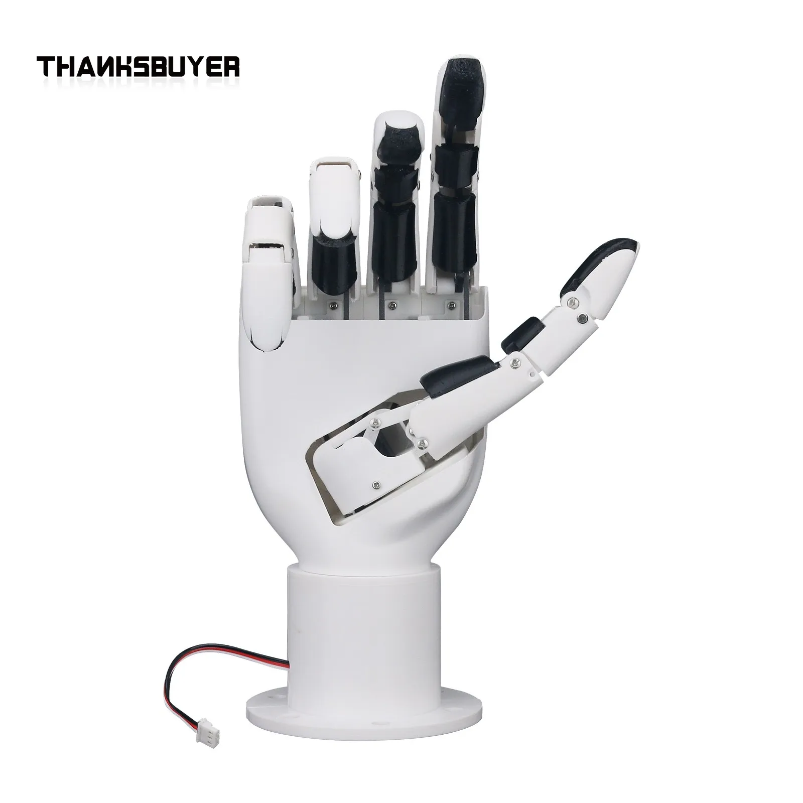 LA01 CyberHand 6DOF Open‑Source Bionic Robot Hand, Intelligent DIY Robotic Gripper for Education & Scientific Research