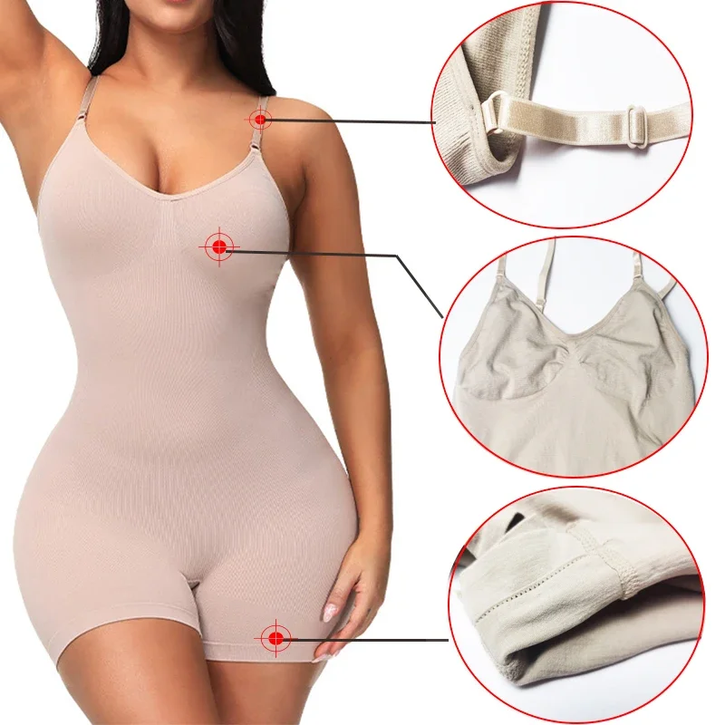 Women Bodysuit Shapewear Full Body Shaper Tummy Control Slimming Sheath Butt Lifter Push Up Thigh Slimmer Abdomen Shapers Corset