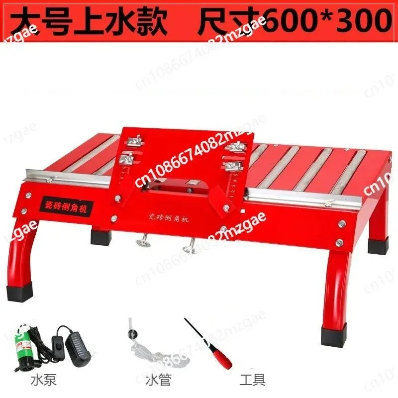 Small desktop chamfering frame sliding 45 degree chamfering machine tile chamfering machine