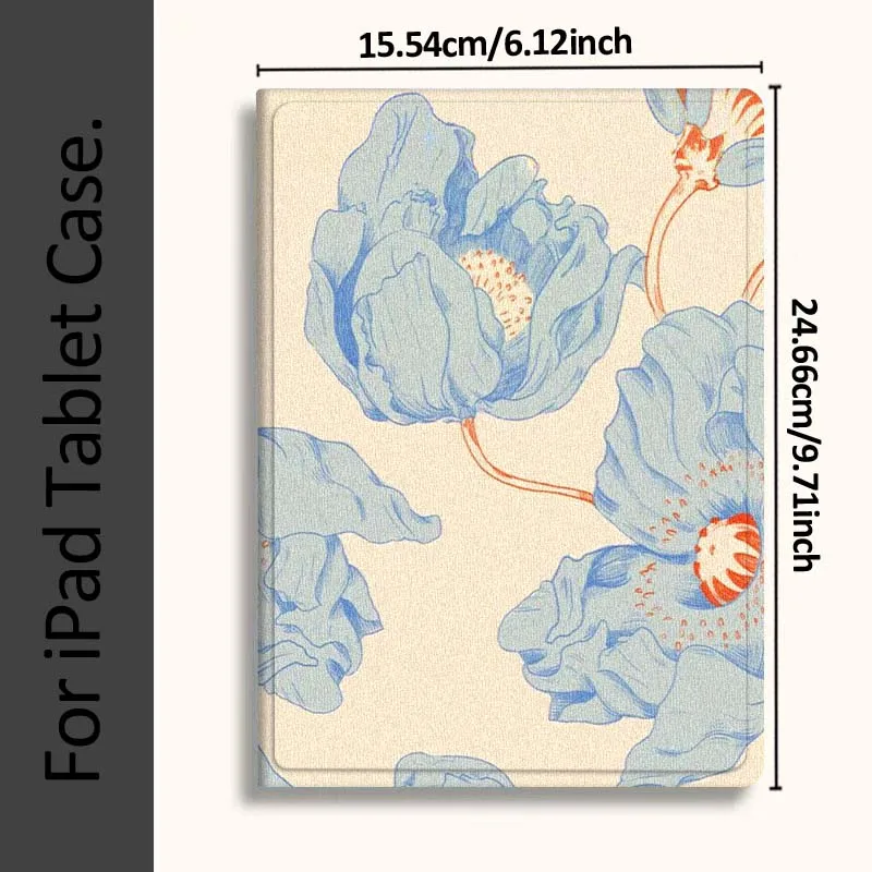 Étui à motif Floral créatif pour tablette Vivo IQOO Pad2 Pad3 Pad5 Air SE Pro 12.1 12.3 13 11.5 11 pouces