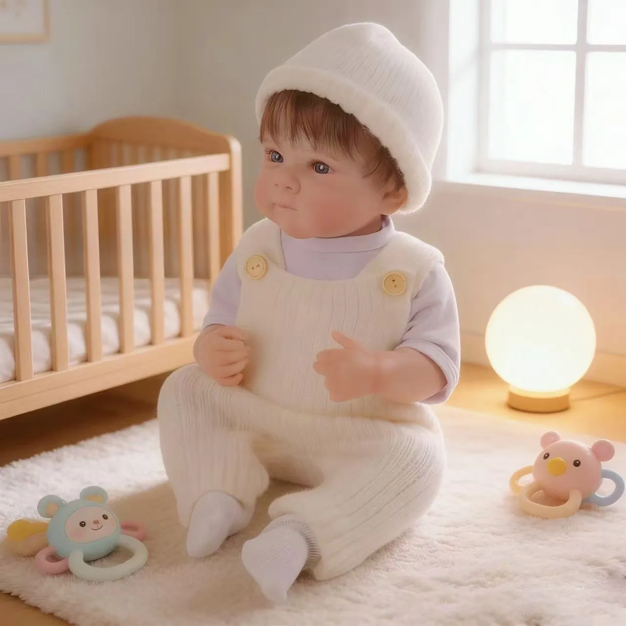 Bambola Reborn da 18 pollici (46 cm), realistica, in silicone a corpo intero lavabile, regalo per bambini