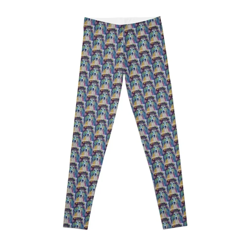 

Sheltie Dog Leggings Women's sportswear gym clothing for fitness Female legging pants Womens Leggings