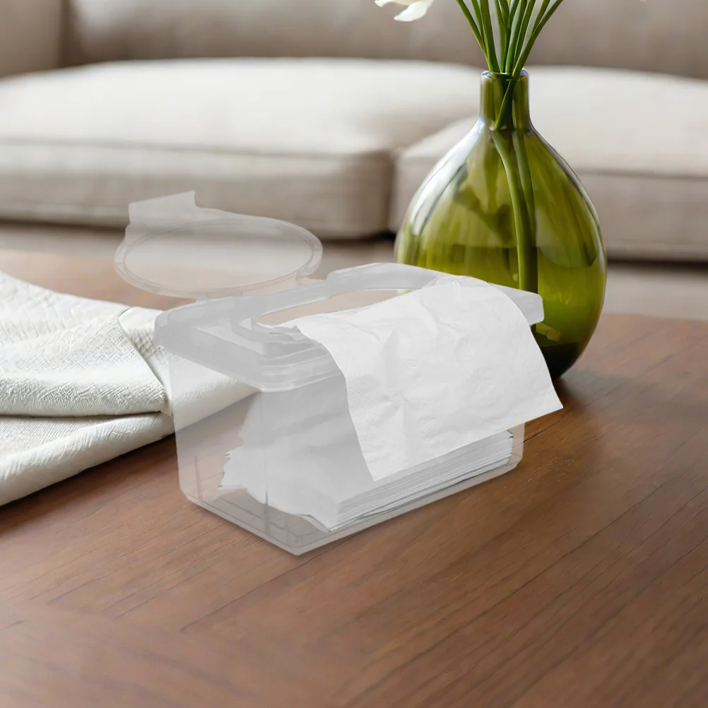 2 pezzi dispenser di salviette per il viso porta salviette umidificate per bambini coperchio in silicone sigillato con una sola mano decorazione multifunzionale per il bagno della scuola materna