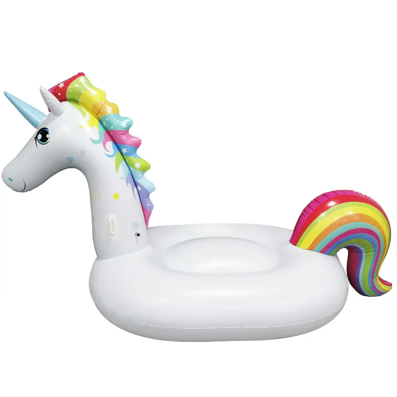 Inflatable Flamingo Island 6-Adult Ride-On Pool Float Toy 2026