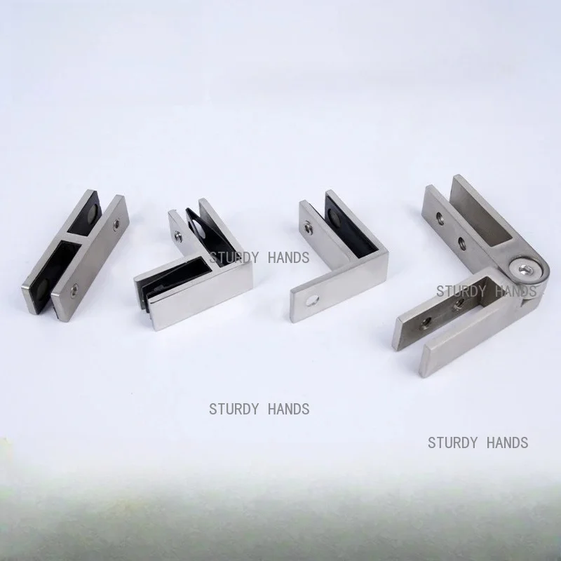 1 clip de fixation en acier inoxydable pour verre, pour clôture de piscine, balcon, terrasse, support de verre