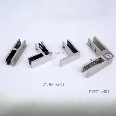 1 piece of 304 stainless steel railing glass clip for swimming pool fence balcony deck glass bracket