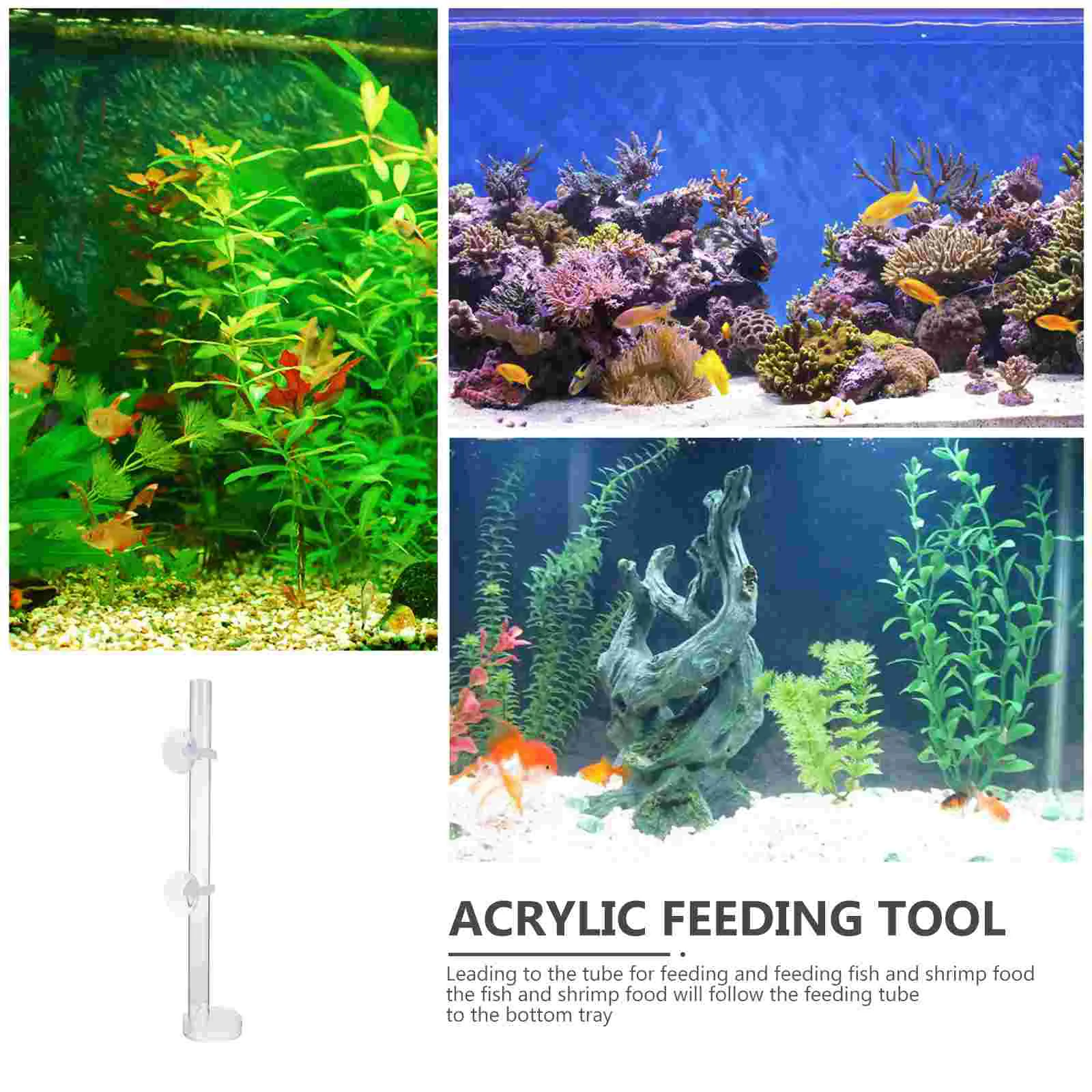 Fish Tank Feeding Tube Aquarium Accessories & Equipment for Automatic Feeders Bowls Ornamental