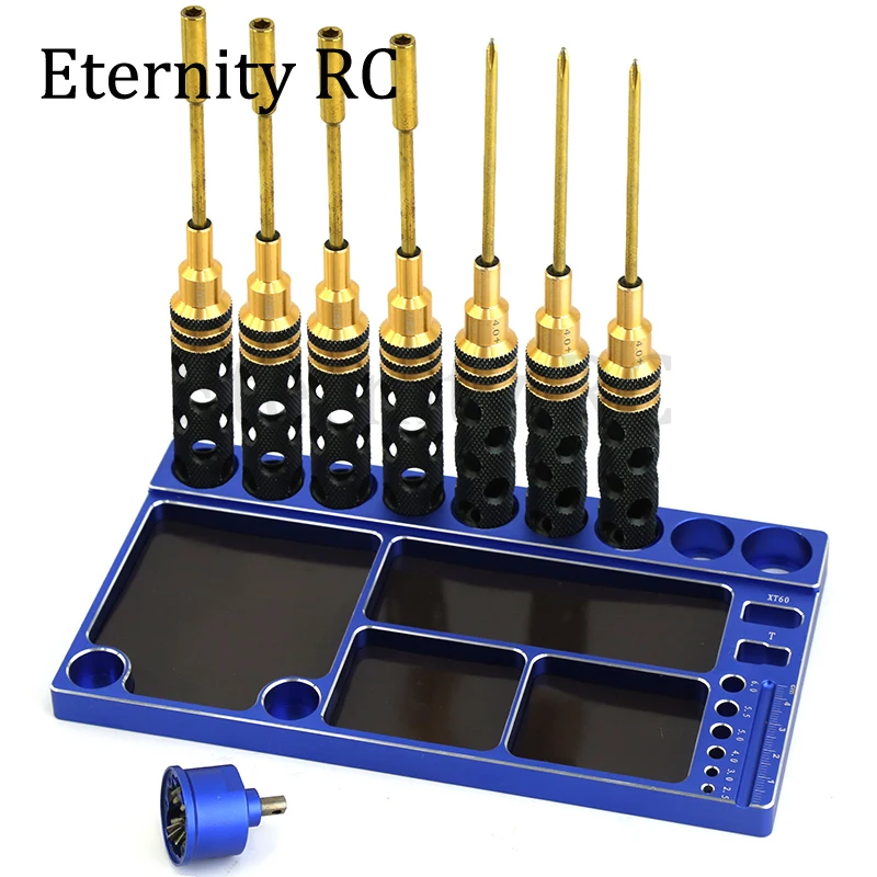 CNC الألومنيوم 200x110 مللي متر متعددة الوظائف المسمار صينية الجوز طوقا التخزين المنظم أداة ل RC سيارة قارب نماذج طائرة HSP