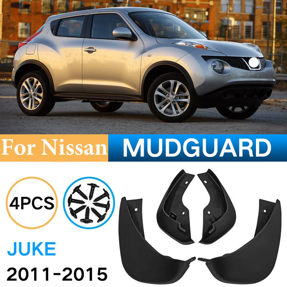 

Front Rear Car Mud Flaps For Nissan Juke 2011-2015 Mudflaps Splash Guards Mud Flap Mudguards Fender Car-styling 4PCS