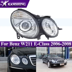 Kamshing Halogen Front Bumper Headlight For Benz W211 E200 E230 E280 2006-2008 Head Light Headlamp Head Lamp