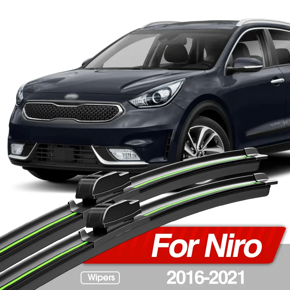 

For Kia Niro 2016-2021 Front Windshield Wiper Blades 2pcs Windscreen Window Accessories 2017 2018 2019 2020