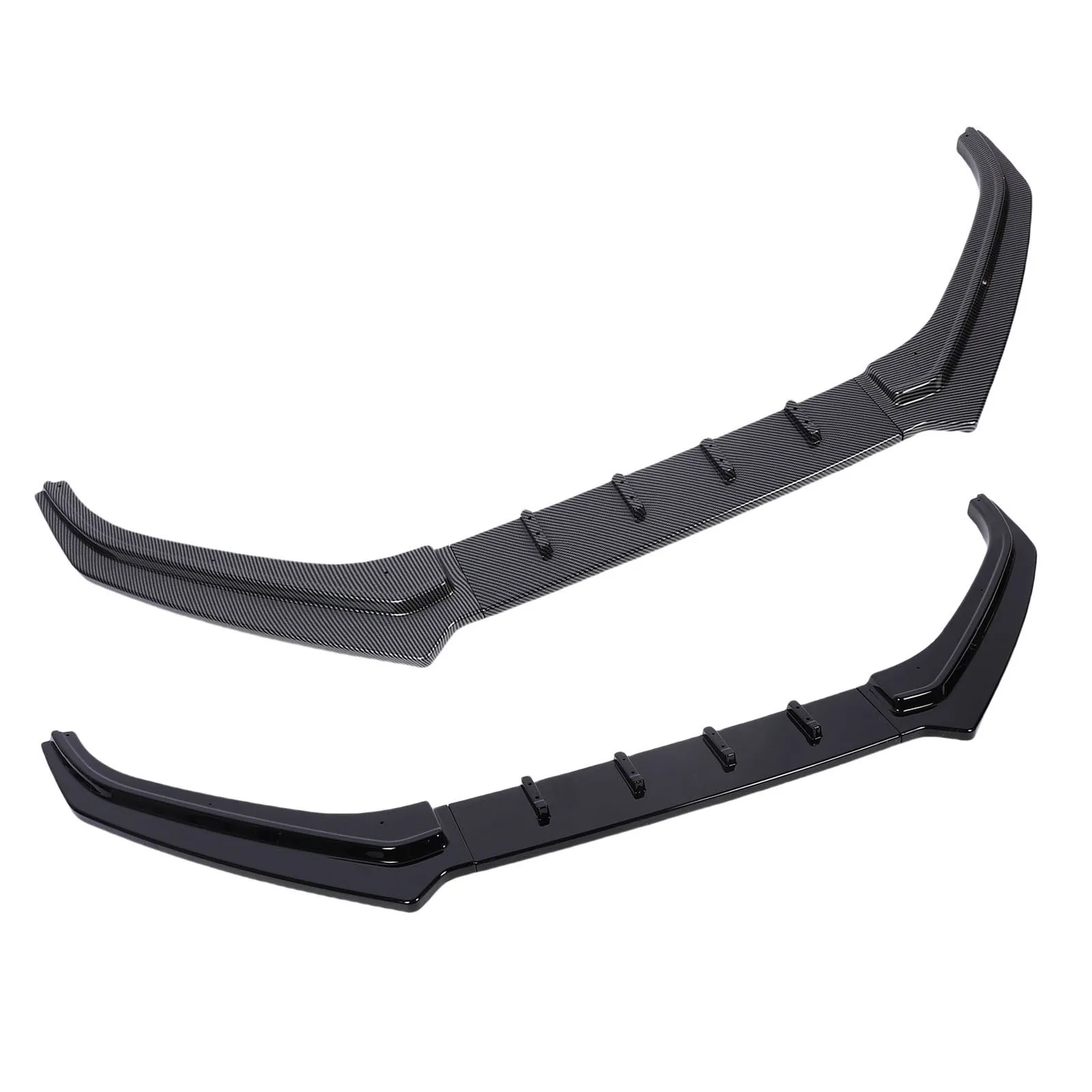 

Спойлер для переднего бампера, ABS, агрессивный вид, передний сплиттер для губ, спойлер, улучшенная аэродинамическая винтовая клейкая фиксация для автомобиля