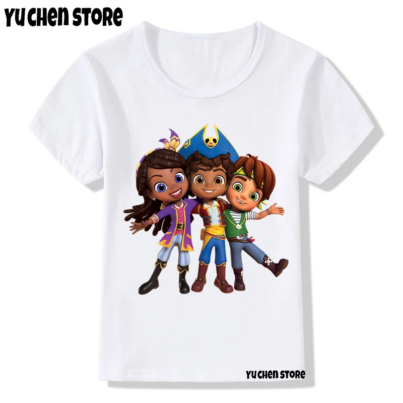 2022 New Boys T-Shirts Funny Cartoon Santiago Graphic Print Children Tshirt Cute Girls T Shirts Casual Kids Clothe Tumblr Tee