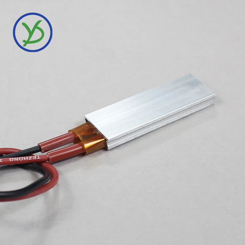 46x15mm 220v 230°C Constant Temperature Ceramic  Plate Heater Ptc Heating Element Thermal Resistance Plate Aluminum