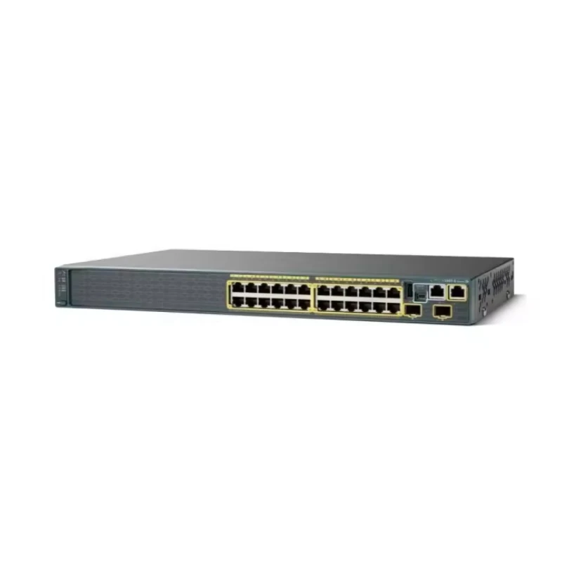 WS-C2960S-24TS-S 24 Poort Ethernet 10/100/1000M Gigabit Laag 2 Netwerk Switches WS-C2960S-24TS-S