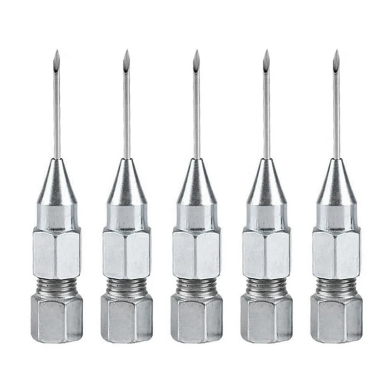 

5Pcs Removable Needle Nose Grease Head Grease Nozzle Grease Accessories Sealed Bearing Refueling