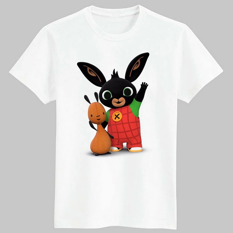 Cartoon t Shirt For Girls Tshirt children clothing bunny Girl t-shirts Kids Clothes Short Sleeve Boys Rabbits Graphic t Shirts