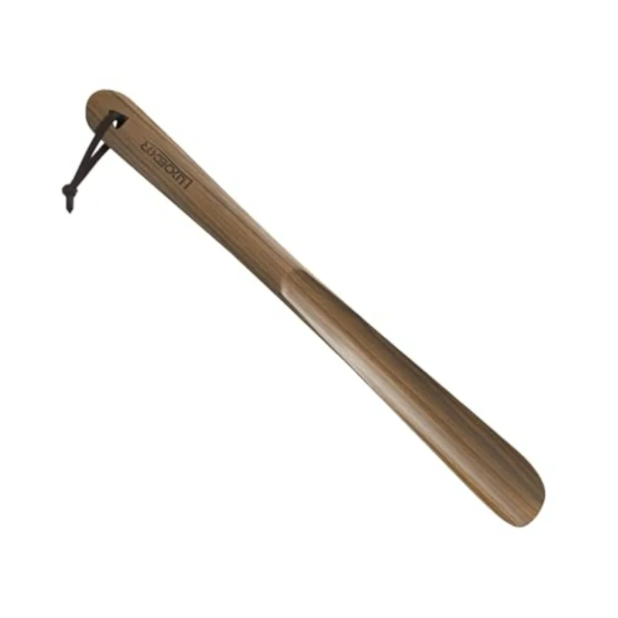 

Luxdecor Long Handled Wooden Shoehorns-24in Wooden Long Handle Shoe Horn for Seinors Men Boot Jack Shoe Helper for Women