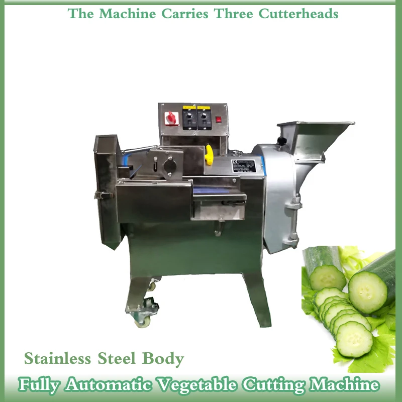 Factory Price Easy To Operate Electric Vegetable Cutting Machine Small Commercial Cucumber And Eggplant Cutting Machine