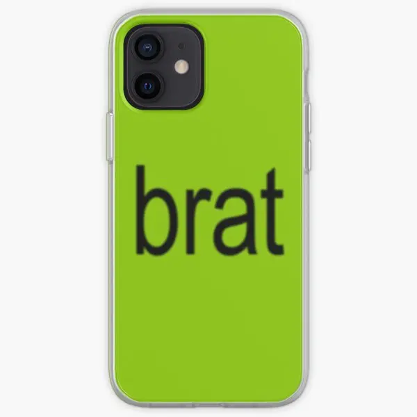 Brat Charli Xcx Album Cover Art Iphone  Phone Case Customizable for iPhone 11 12 13 14 Pro Max Mini 6 6S 7 8 Plus X XS XR Max