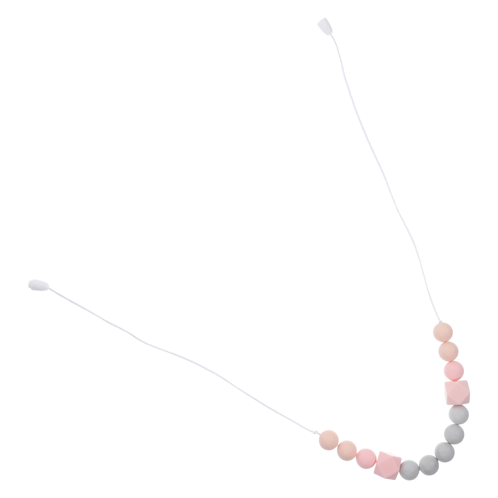 

Babies Teething Toys Silicone Necklace Chew Necklaces Nursing Teether Silica Gel