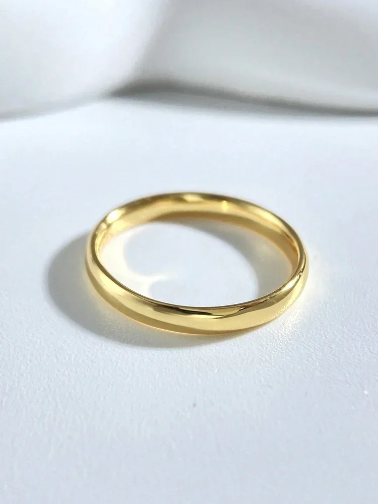 925 Sterling Silver Fashionable 3mm Circular Aperture Zircon Ring For Women Wedding Engagement Luxury High Quality Fine Jewelry