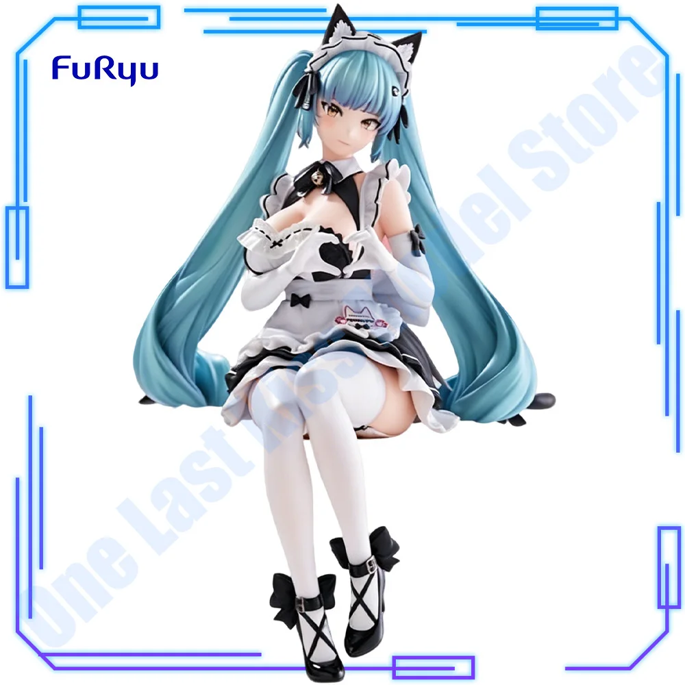 In Stock FuRyu Original Genuine Goddess of Victory: Nikke Privaty Unkind Maid 15cm Anime Model Toys Noodle Stopper Figure Gift