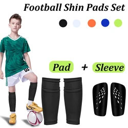 1 Set Soccer Shin Guards and Sock Sleeves For Adults and Kids Football Sports Training Equipment Protective Shin Guards Set