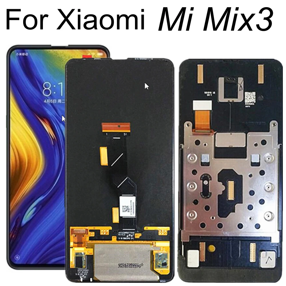 6.39  AMOLED FOR Xiaomi Mi MIX3 Mi Mix 3 LCD Display+Touch Screen Digitizer Replacement Accessories