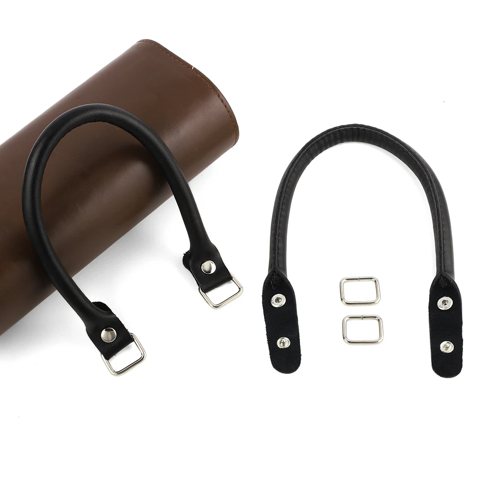

38cm Detachable Genuine Cow Leather Bags Straps Belts DIY Replacement Handbag Purse Handle Bags Straps Women Bag Accessories