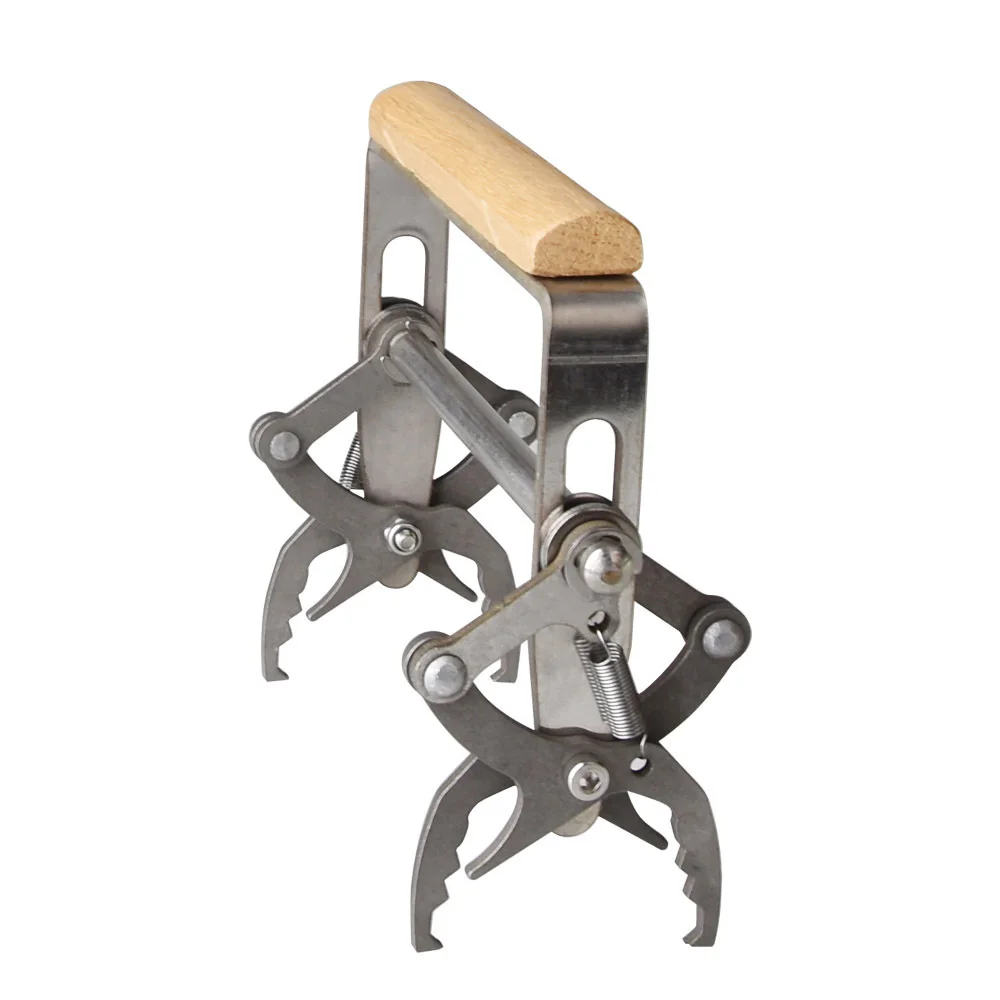 Stainless Steel Frame Holder And With Wooden Handle For Beekeeping