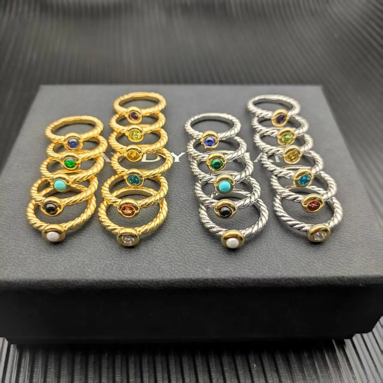 

YK 2025 Новый стиль 2,8 мм Кольцо с кристаллами для миниатюрного кабеля, унисекс, модное, модное, ретро, классическое, роскошные ювелирные изделия