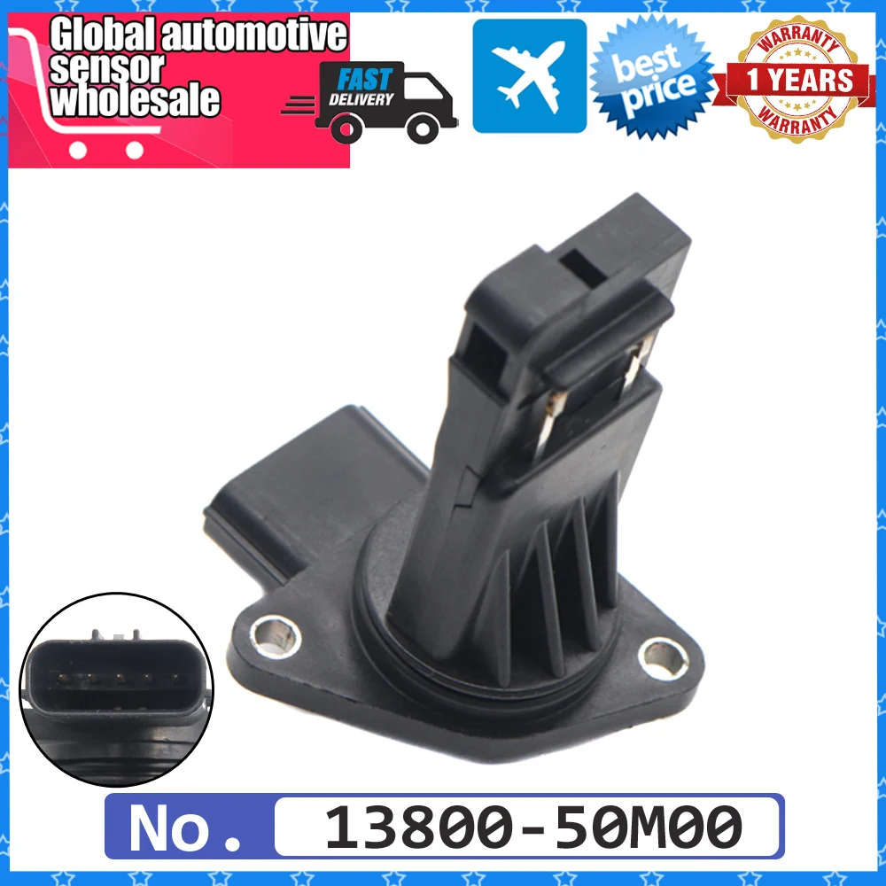 

NEW 13800-50M00 E5T62371 MAF Mass Air Flow Meter Sensor For MAZDA 3 6 CX-5 Mitsubishi Outlander Sport Outlander Mirage Lancer