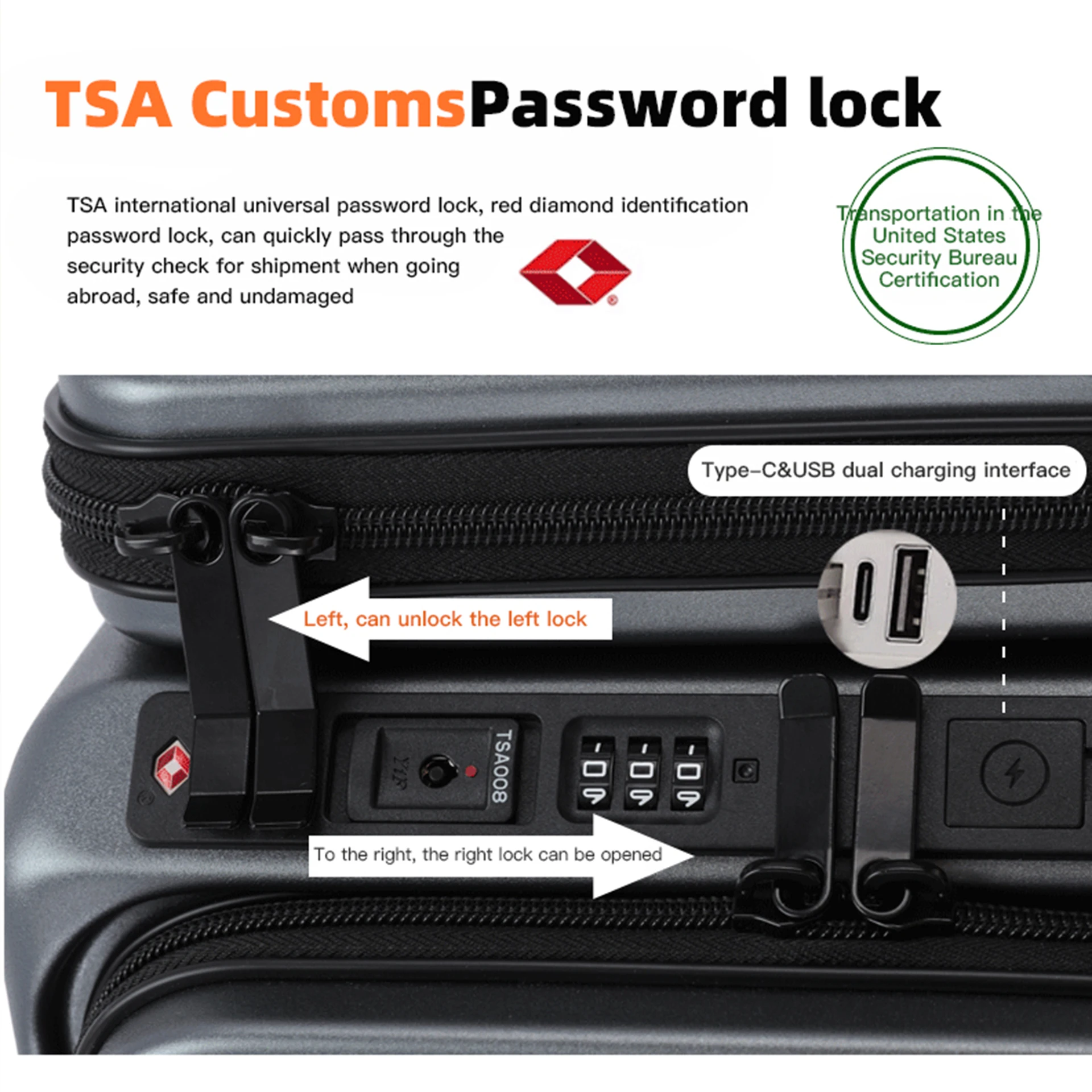 حقيبة SUSHIMU بسحاب أمامي جديدة ذات سعة كبيرة ووظائف متعددة. إنها حقيبة مقاس 20 بوصة للرجال،