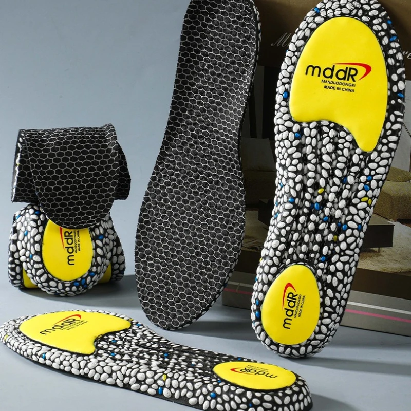 

Sports Running Basketball Badminton Insole Casual Deodorant Breathable Sweat Absorbing High Elastic Shock Absorbing Insole