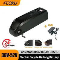 Genuine Hailong Battery 36/48/52V 30Ah with BMS Max 1000W For Electric Motorcycle 18650 Battery CELL BBS02 BBS03 BBSHD Charger