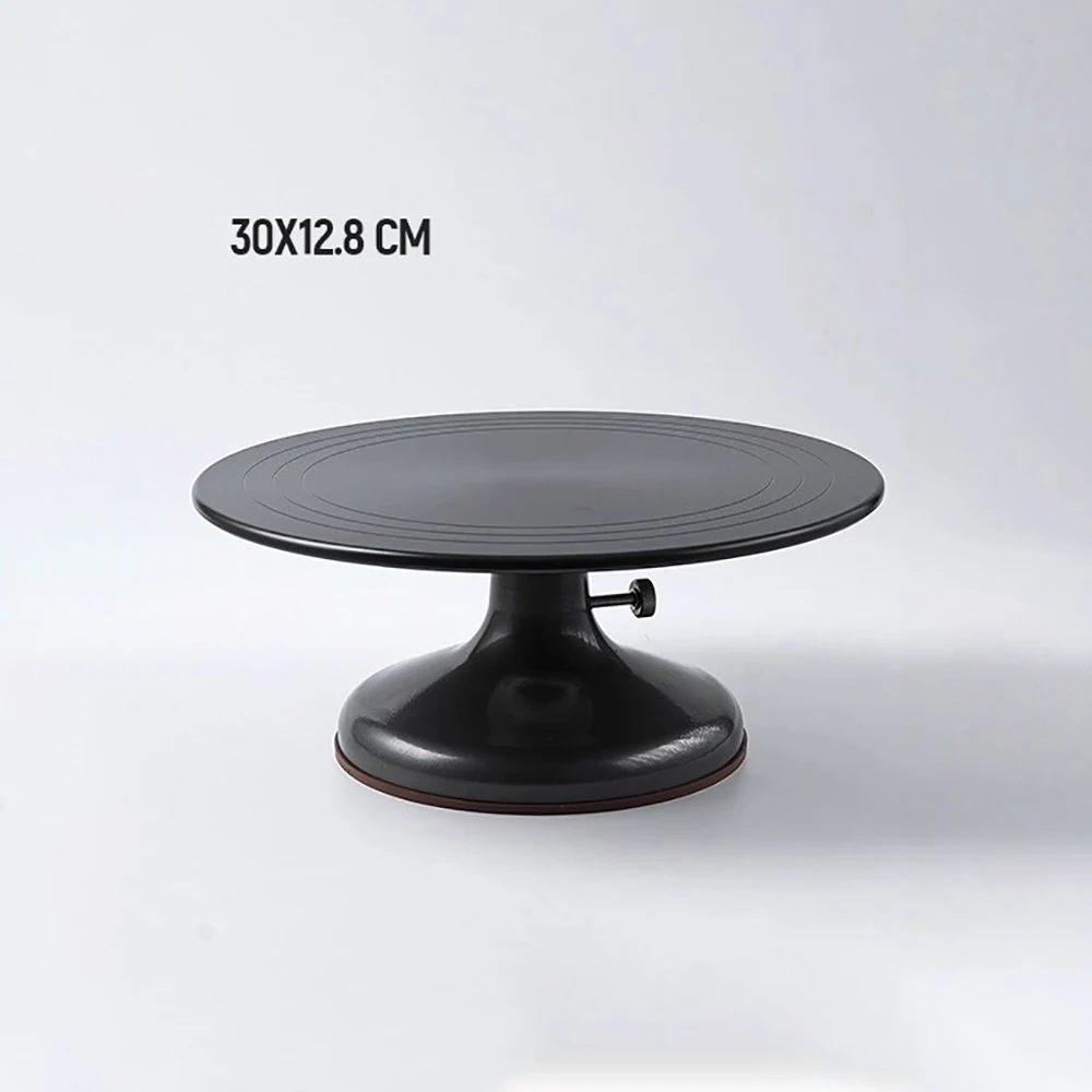 Commercial Cake Turntable – Heavy-Duty Rotating Icing Stand with Locking Base for Frosting, Decorating, and Baking