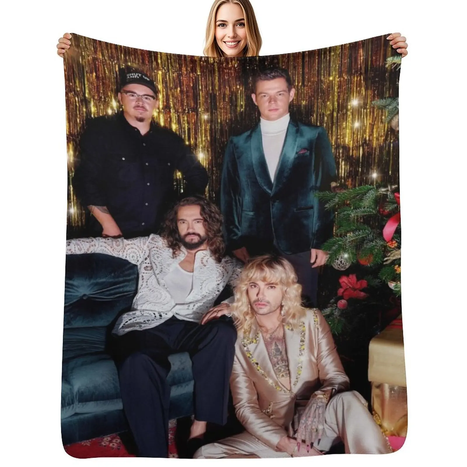 

TOKIO HOTEL FOR CHRISTMAS Throw Blanket Luxury St Furrys Fashion Sofas Decorative Throw Blankets