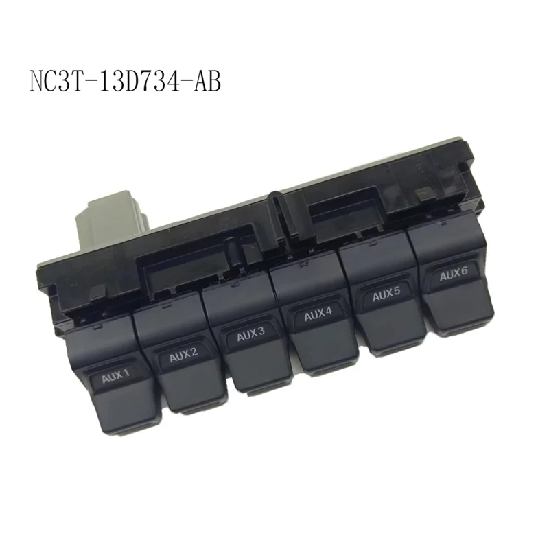 

6 Button Aux Rocker Switches NC3T-13D734-AB Upfitter Car Auxiliary Module For Ford F250 Super Duty 2022
