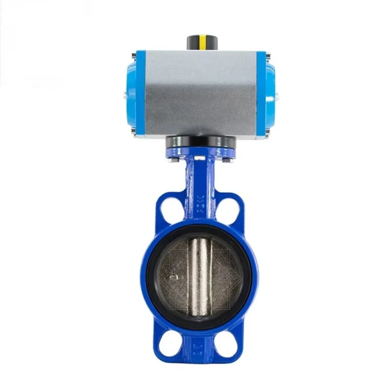 D671X-16Q Pneumatic Butterfly Valve Ductile Iron Butterfly Valve Soft Seal Lining Pneumatic Butterfly Valve