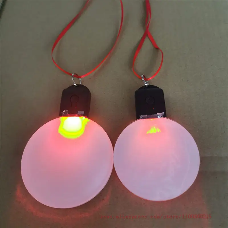 sublimation blank light round Acrylic christmas ornaments hot tranfer printing consumable 15pcs/lot
