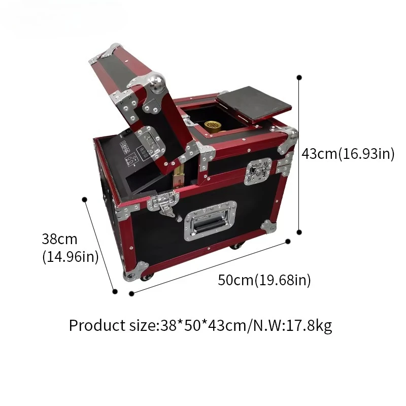 Customized Efficiency 600W Double Oil Based Smoke Fog Machine with Dual Heating System for Commercial Stage Use