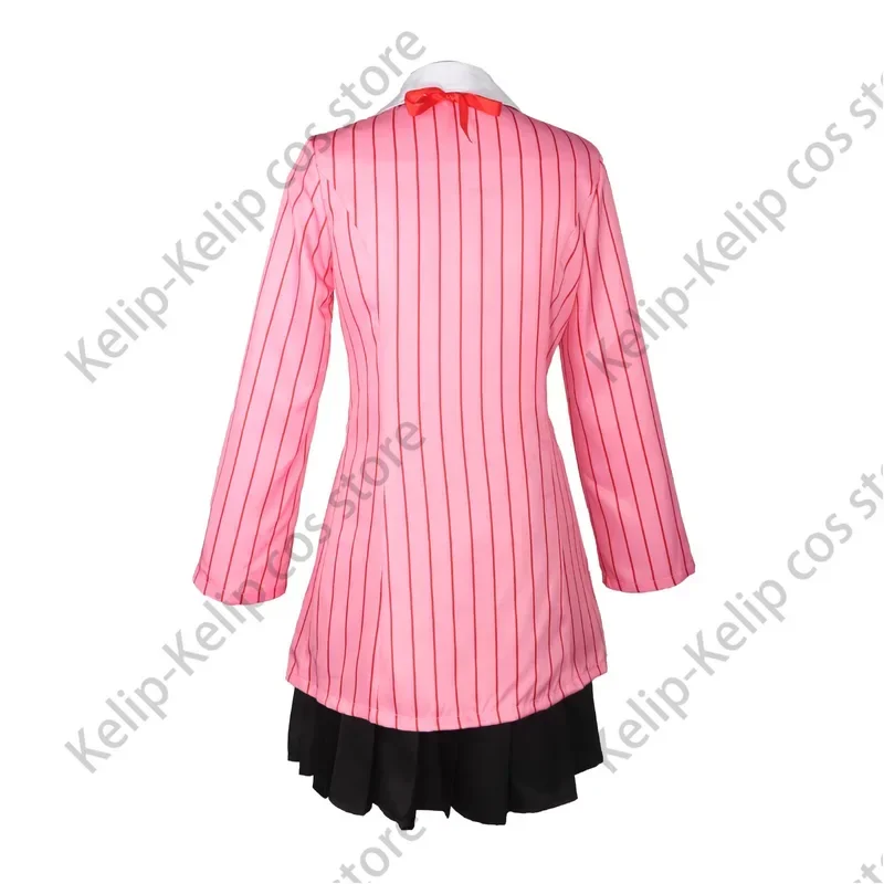 Anime Game Persona 3: Dancing Moon Night Yukari Takeba Cosplay Costume P3 Lovely Pink JK Uniform Woman Carnival Halloween Suit