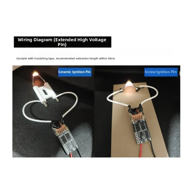 AC 10kV-20kV Ignition Driver Module DC 5-13V Input for DIY Plasma Generators Scientific Experiments and Ignition Circuit Design