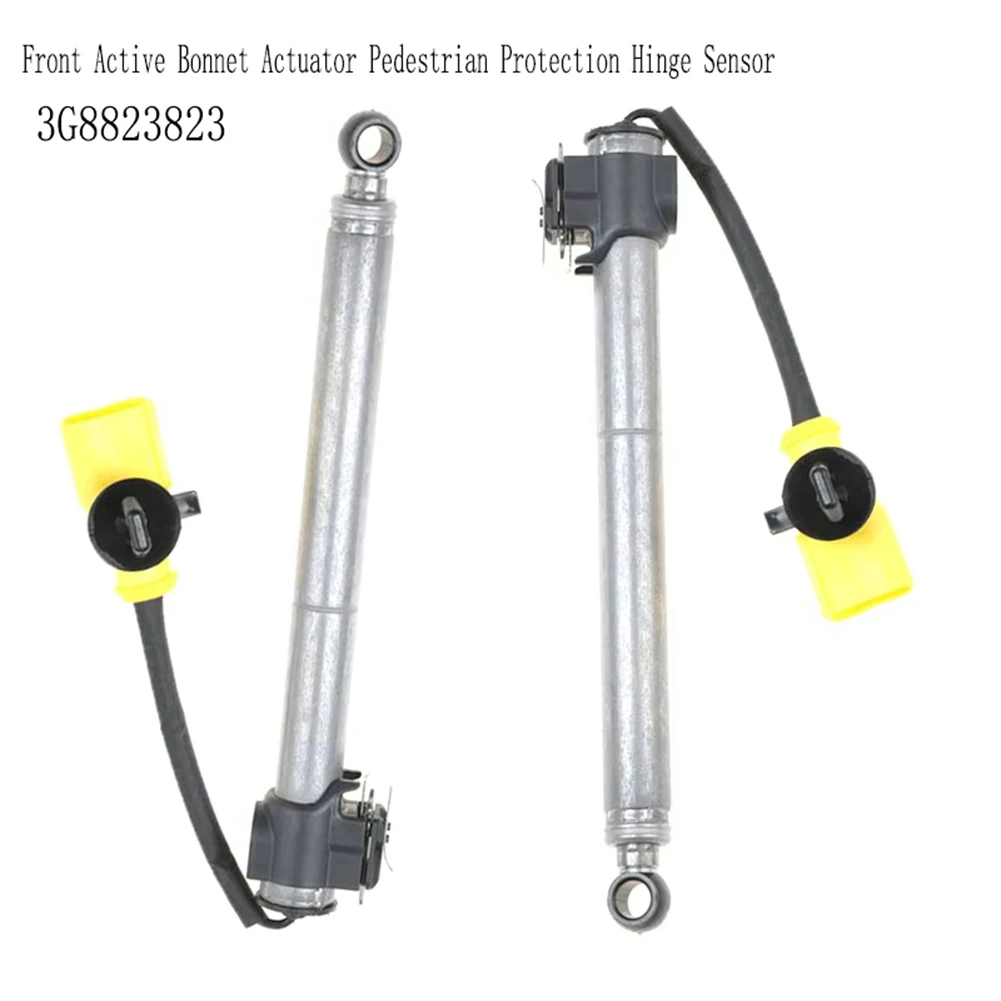 For VW Arteon CC 3G8823823 1 Pair Front Active Bonnet Actuator Pedestrian Protection Hinge Sensor-ABGL
