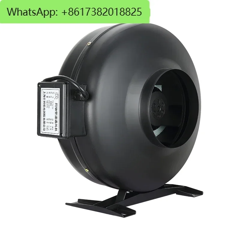 

Round pipe coaxial small centrifugal fan silent powerful booster turbine/external rotor exhaust fan