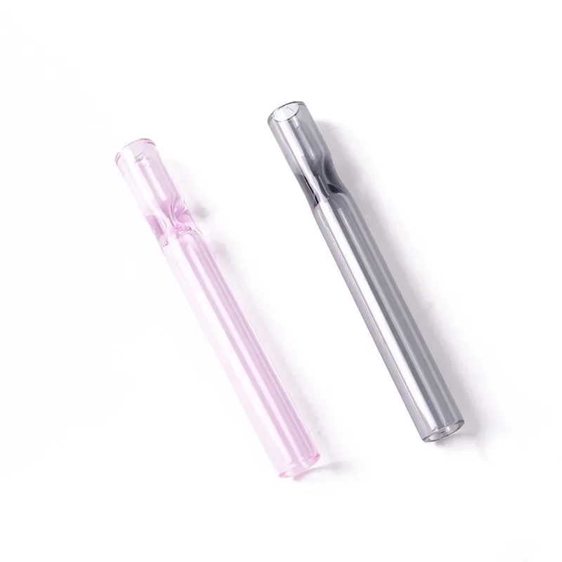 

1pcs Glass Pipe Colored High Borosilicate OG Glass Pipe